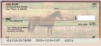 Sunset In The Foothills Horse Personal Checks | QBC-71