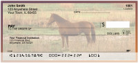 Sunset In The Foothills Horse Personal Checks | QBC-71