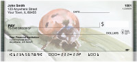 Ladybug In Watercolor Personal Checks | QBC-88