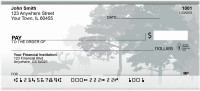 Moose In Misty Morning Personal Checks | QBD-07