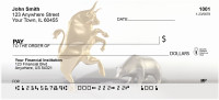 Bull Verses Bear Personal Checks | QBD-73