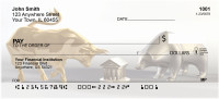 Bull Verses Bear Personal Checks | QBD-73