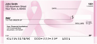 Pink Ribon Power Personal Checks | QBE-09