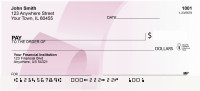 Pink Ribbons Of Hope Personal Checks | QBE-10