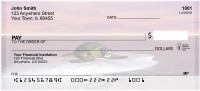 Sea Turtles With Global Warming Personal Checks | QBE-26