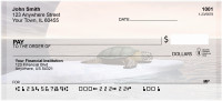 Sea Turtles With Global Warming Personal Checks | QBE-26