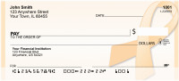 Gold Ribbon Personal Checks | QBE-47