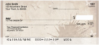 Musical Grunge Garden Personal Checks | QBE-75