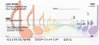 Notes Of Many Colors Personal Checks | QBE-84