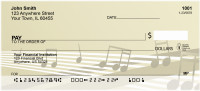 Music Note Melodies Personal Checks | QBE-94