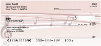 Music Note Melodies Personal Checks | QBE-94