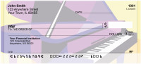 Pop Art Grand Piano Personal Checks | QBE-96
