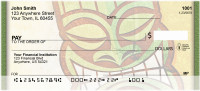 Tiki Masks Personal Checks | QBF-24