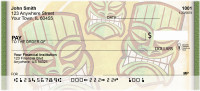 Tiki Masks Personal Checks | QBF-24