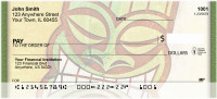 Tiki Masks Personal Checks | QBF-24
