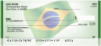 Brazil Flag Personal Checks | QBF-41