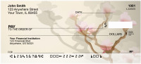 Oriental Cherry Blossoms Personal Checks | QBG-34