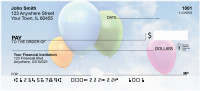 Just Drifting Balloon Personal Checks | QBH-52