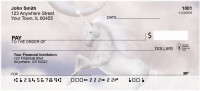 Unicorn In Moonlight Personal Checks | QBH-63