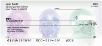 Glass Skulls Personal Checks | QBH-97
