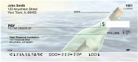 Message In A Bottle Personal Checks | QBI-17