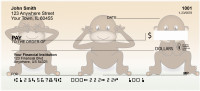 Hear See Speak No Evil Personal Checks | QBI-63
