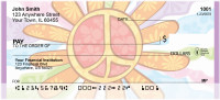 Flower Power Peace Personal Checks | QBI-92