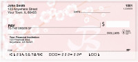 Cherry Blossom Serenity - B Monogram Checks | QBJ-60