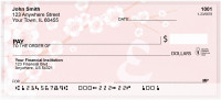 Cherry Blossom Serenity - E Monogram Checks | QBJ-63