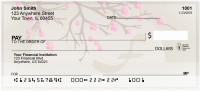 Cherry Blossom Serenity - F Monogram Checks | QBJ-64
