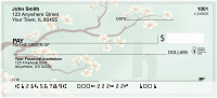 Cherry Blossom Serenity - H Monogram Checks | QBJ-66