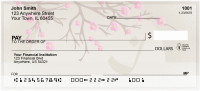 Cherry Blossom Serenity - I Monogram Checks | QBJ-67