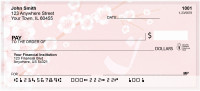 Cherry Blossom Serenity - I Monogram Checks | QBJ-67