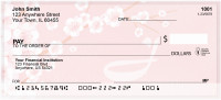 Cherry Blossom Serenity - J Monogram Checks | QBJ-68