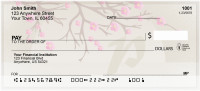 Cherry Blossom Serenity - P Monogram Checks | QBJ-74