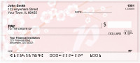 Cherry Blossom Serenity - P Monogram Checks | QBJ-74