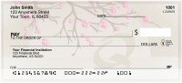 Cherry Blossom Serenity - Q Monogram Checks | QBJ-75