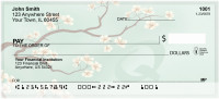 Cherry Blossom Serenity - Q Monogram Checks | QBJ-75