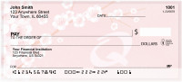 Cherry Blossom Serenity - Q Monogram Checks | QBJ-75