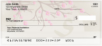 Cherry Blossom Serenity - S Monogram Checks | QBJ-77
