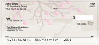 Cherry Blossom Serenity - T Monogram Checks | QBJ-78