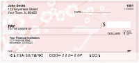 Cherry Blossom Serenity - T Monogram Checks | QBJ-78
