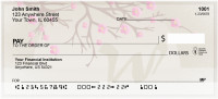 Cherry Blossom Serenity - W Monogram Checks | QBJ-81