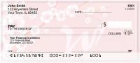 Cherry Blossom Serenity - W Monogram Checks | QBJ-81