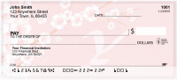 Cherry Blossom Serenity - Y Monogram Checks | QBJ-83