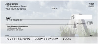 Letter A In The Sea Monogram Personal Checks | QBK-38