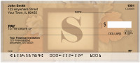 Nature In Vintage Monogram - S Personal Checks | QBK-73