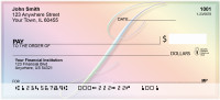 Rainbow Art Monogram - J Personal Checks | QBL-17