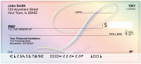 Rainbow Art Monogram - L Personal Checks | QBL-19