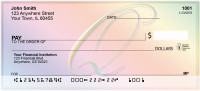 Rainbow Art Monogram - Q Personal Checks | QBL-24